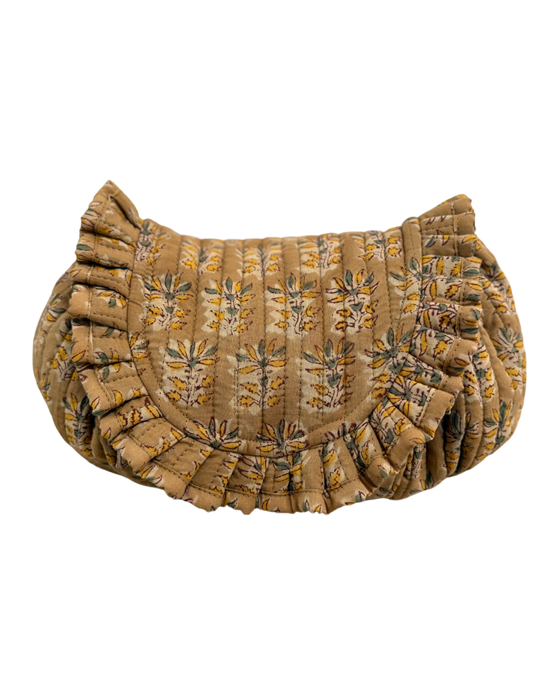 Quilted Balloon Bag Antique Beige
