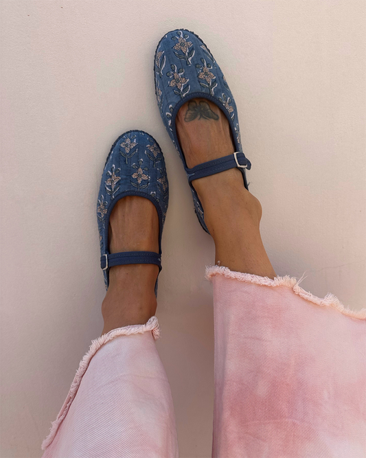 Maison M x Cayumas Indigo Floral Boheme