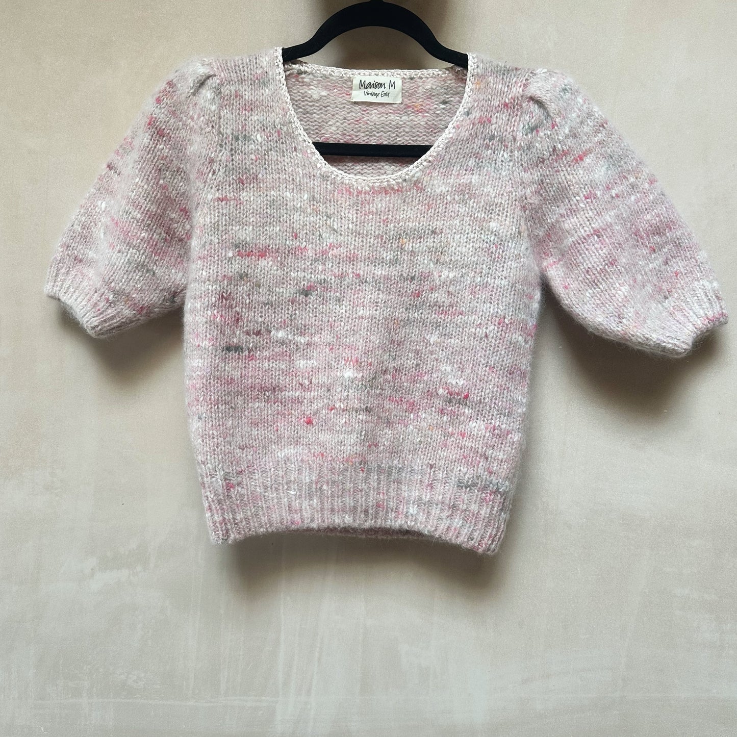 Vintage Hand Knit Short Sleeve
