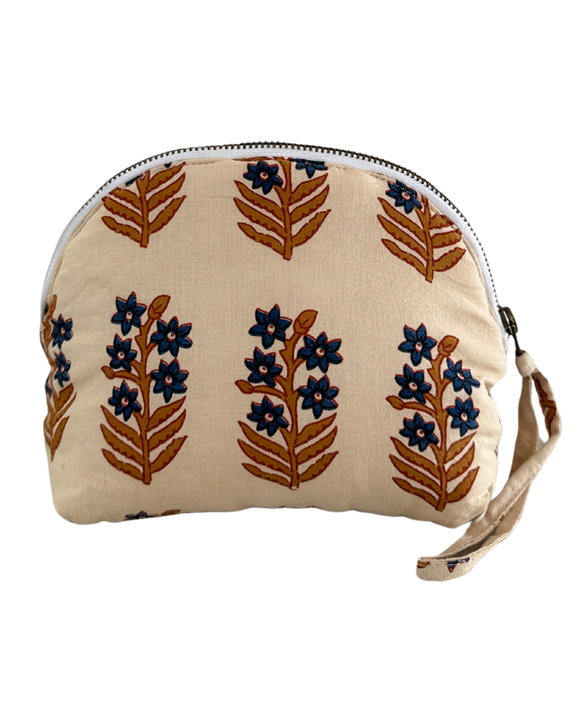 Block Print Pochette Forget-Me-Not