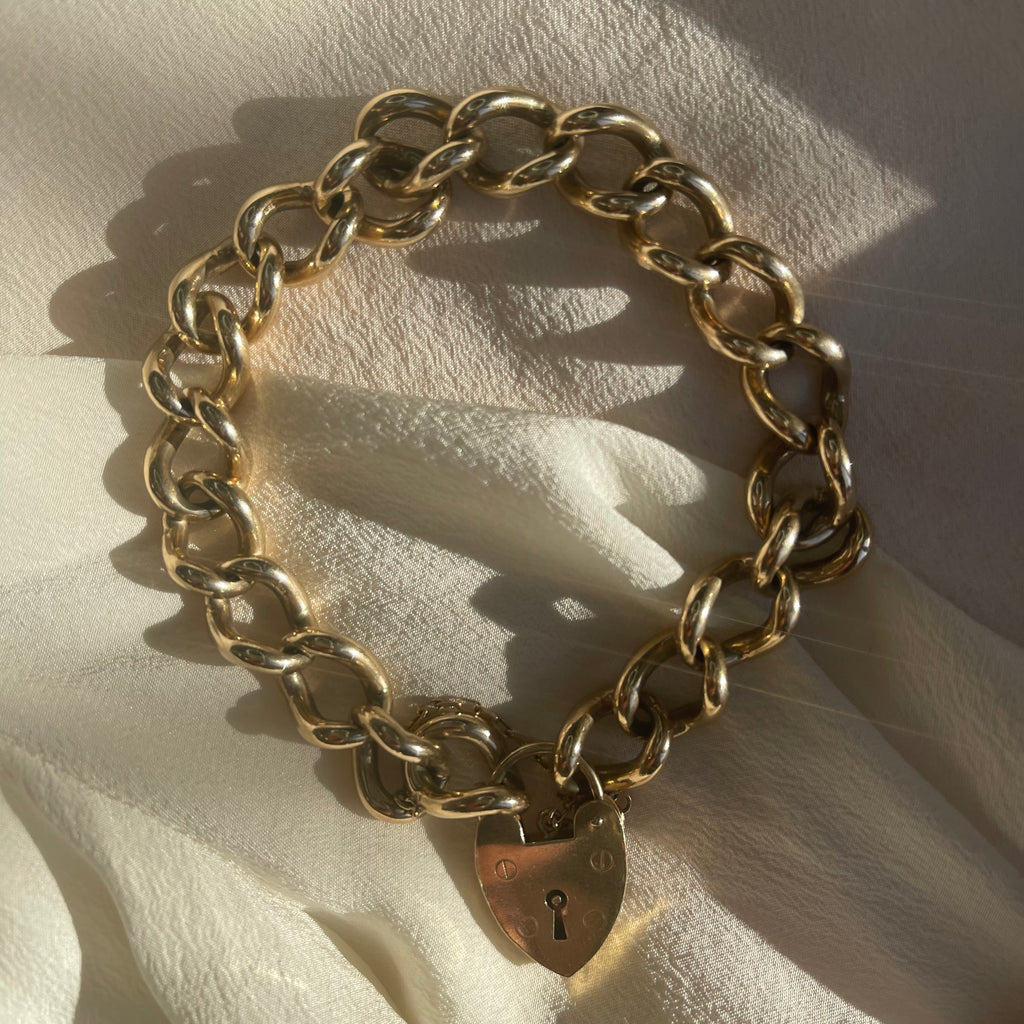 9ct Gold Heavy Chain Bracelet MaisonM