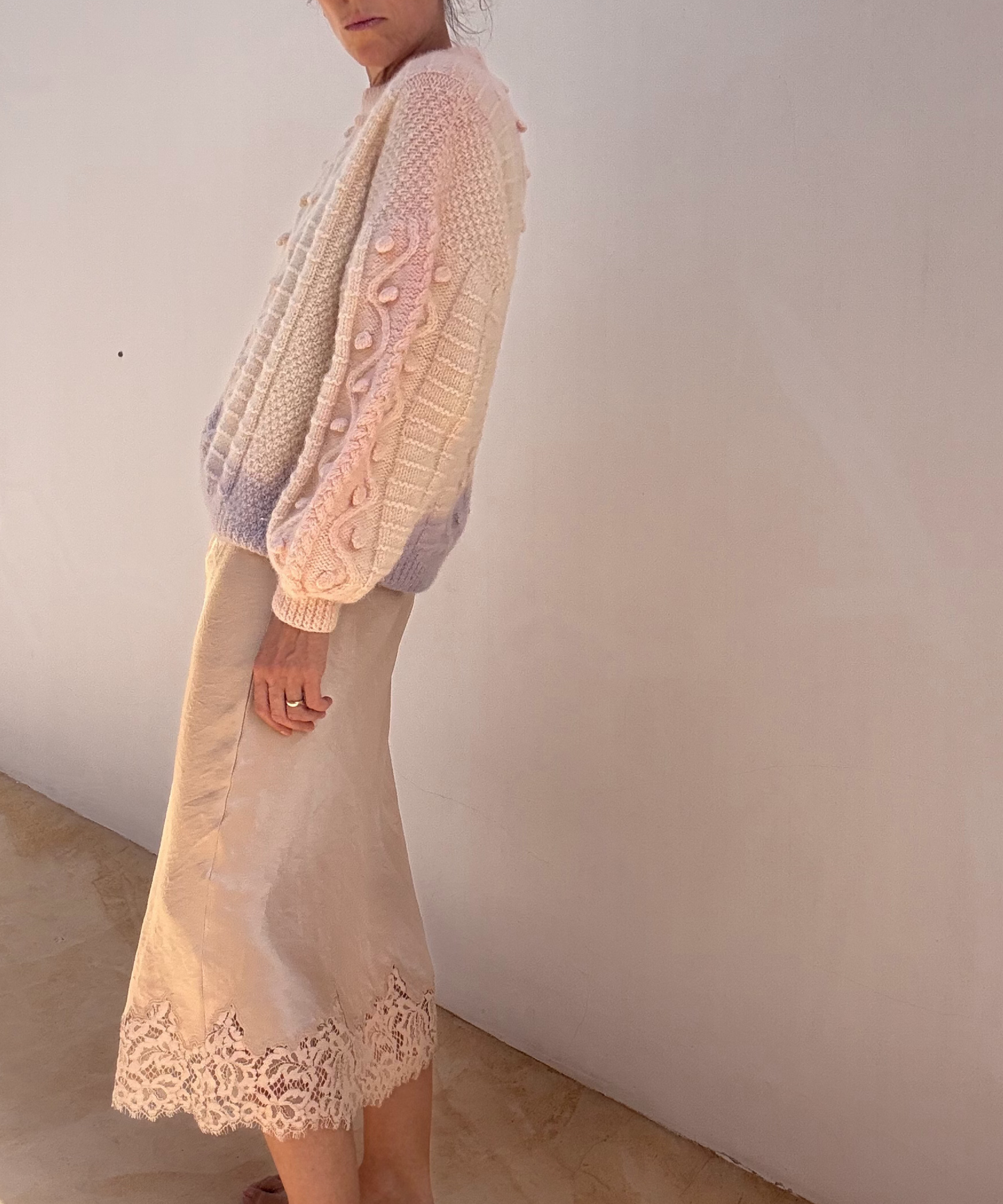 Hand Dyed Aran Pink/Lilac