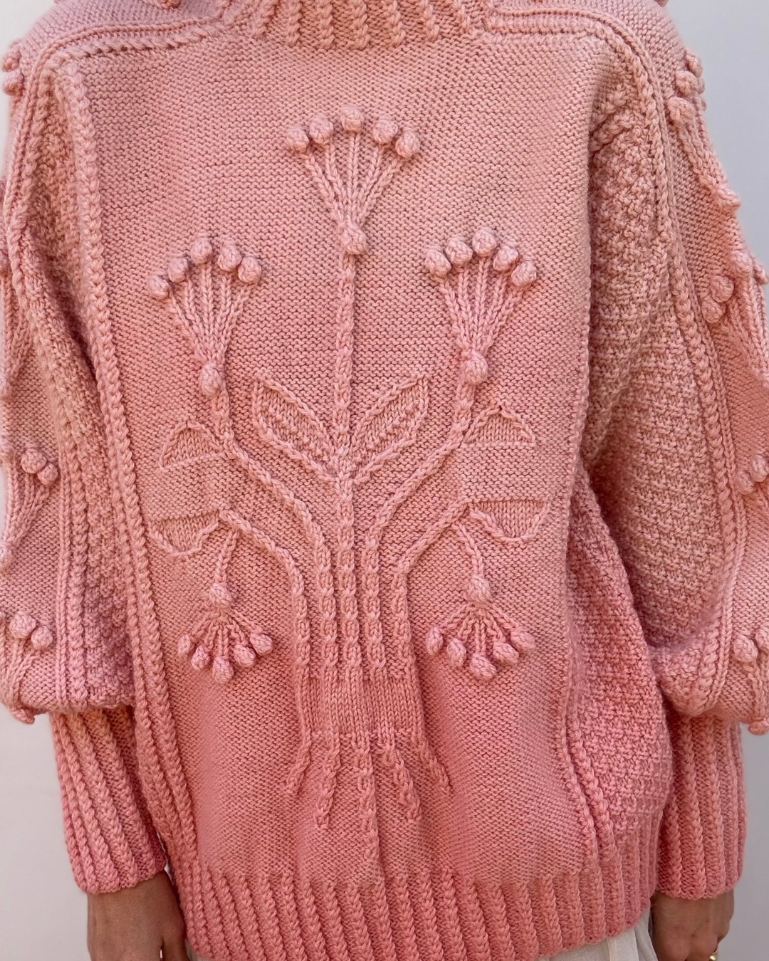 Hand Dyed Aran Pink