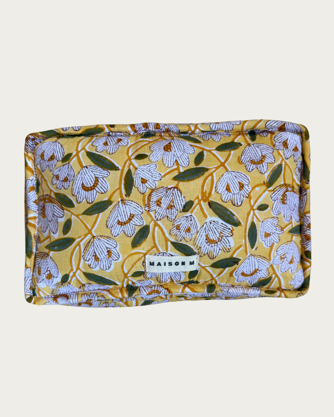 Lemon/ Stripe Toiletry Pouch