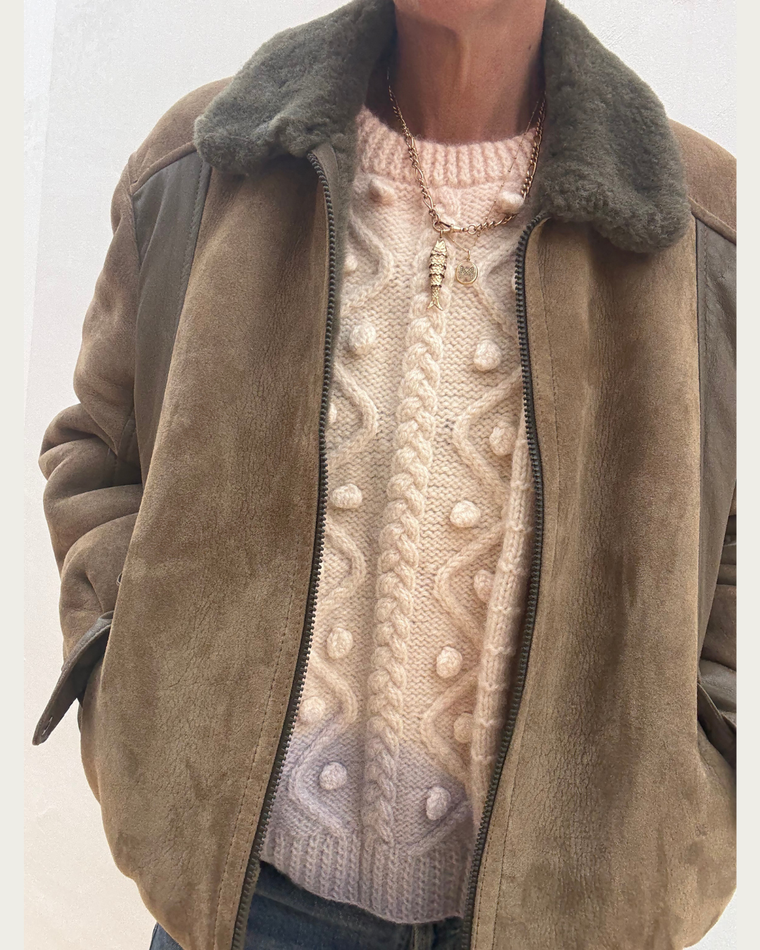 Hand Dyed Aran Pink/Lilac