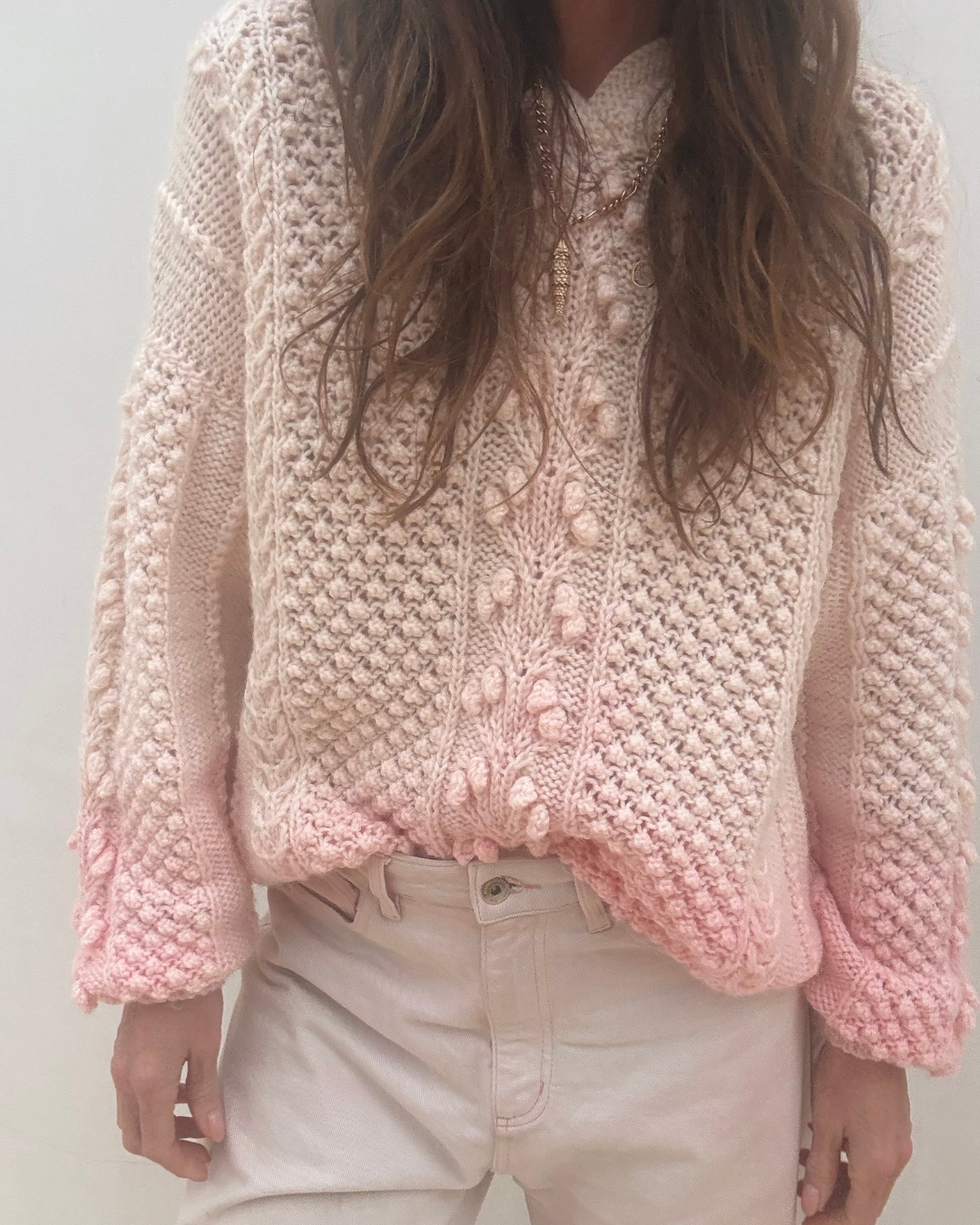 Hand Dyed Aran Pink
