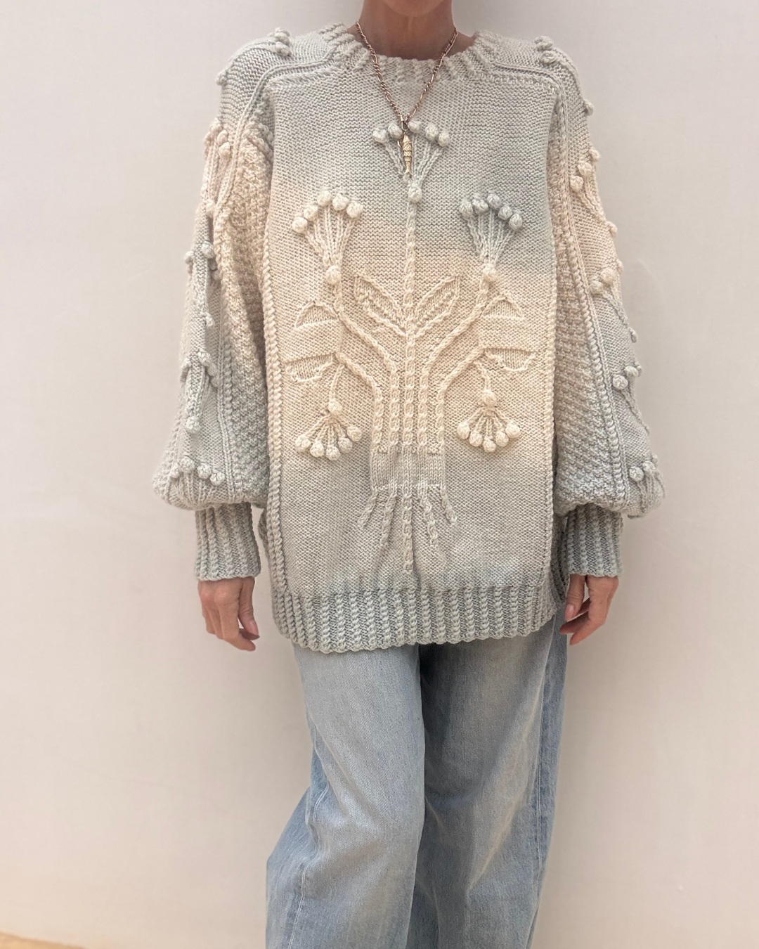Hand Dyed Aran Pale Sage
