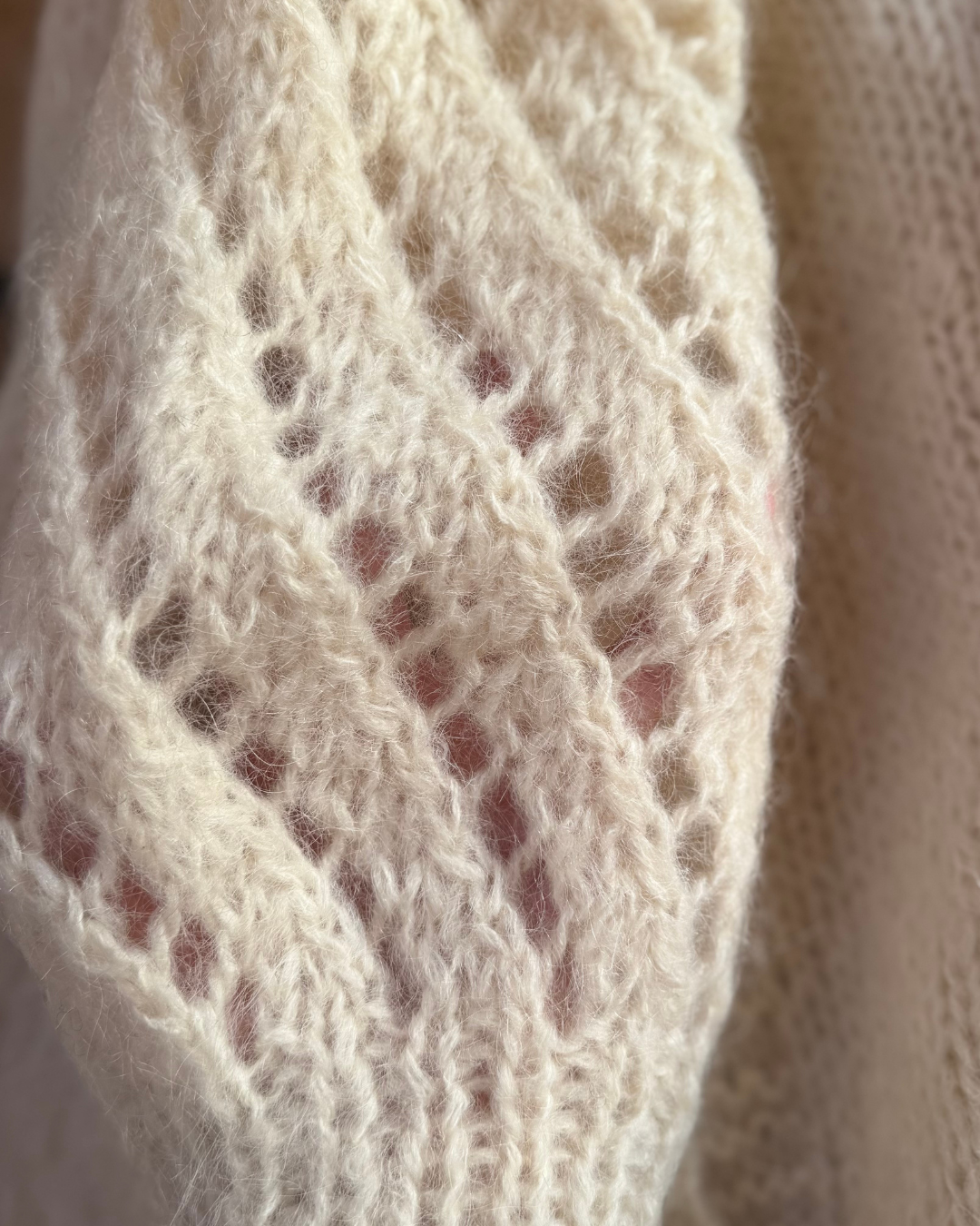 Hand knit - Mohair cardigan