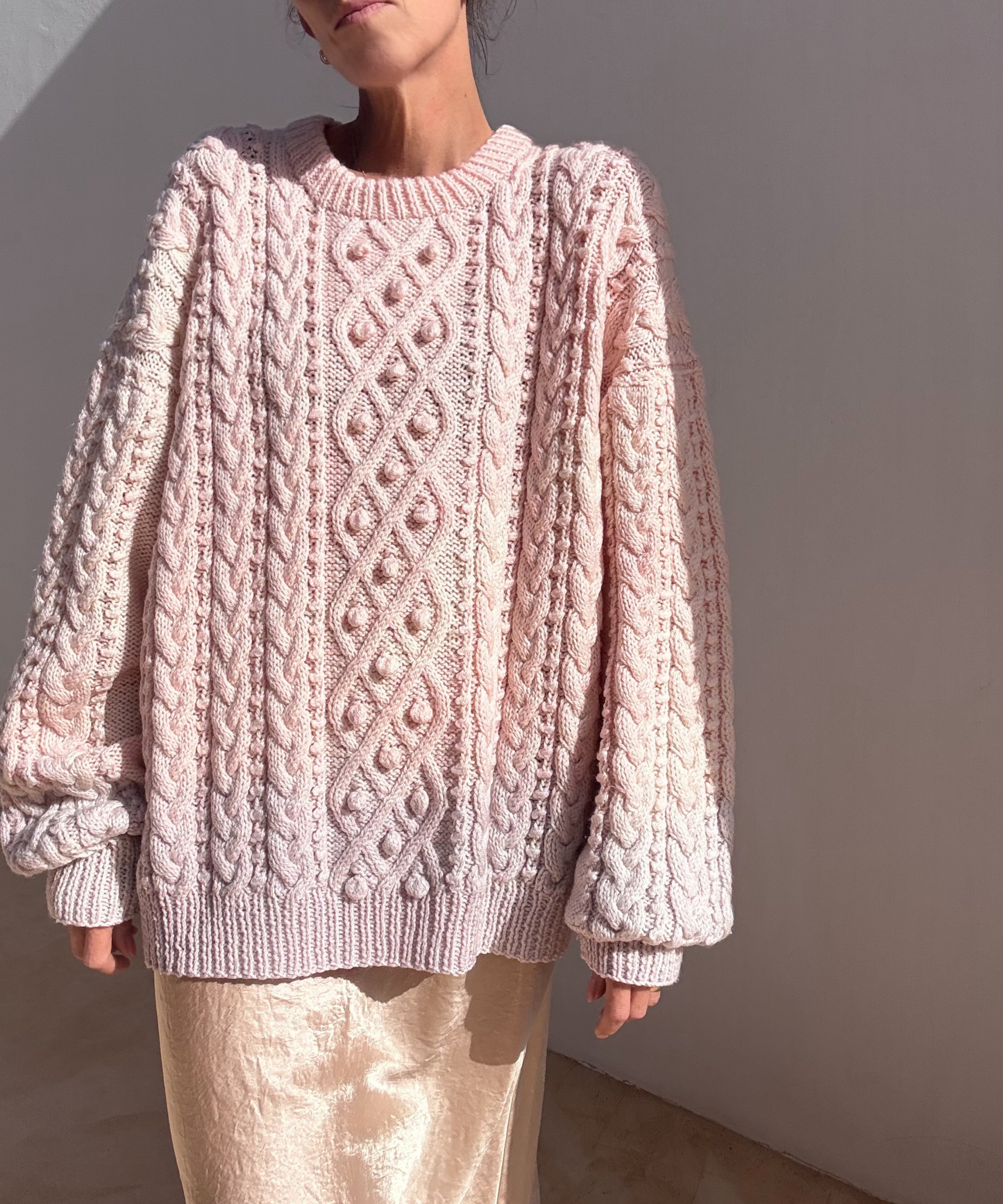 Hand Dyed Aran Pink/Lilac