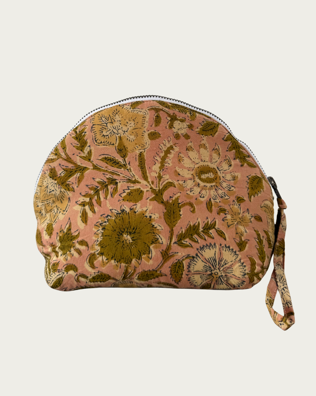 Block Print Pochette Autumn Floral