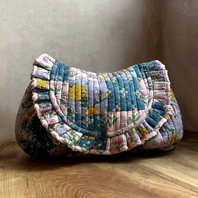 Patchwork XL Quilted Balloon Bag