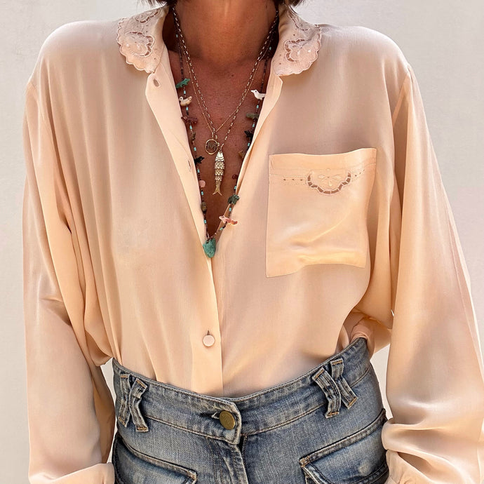 Vintage silk blouse