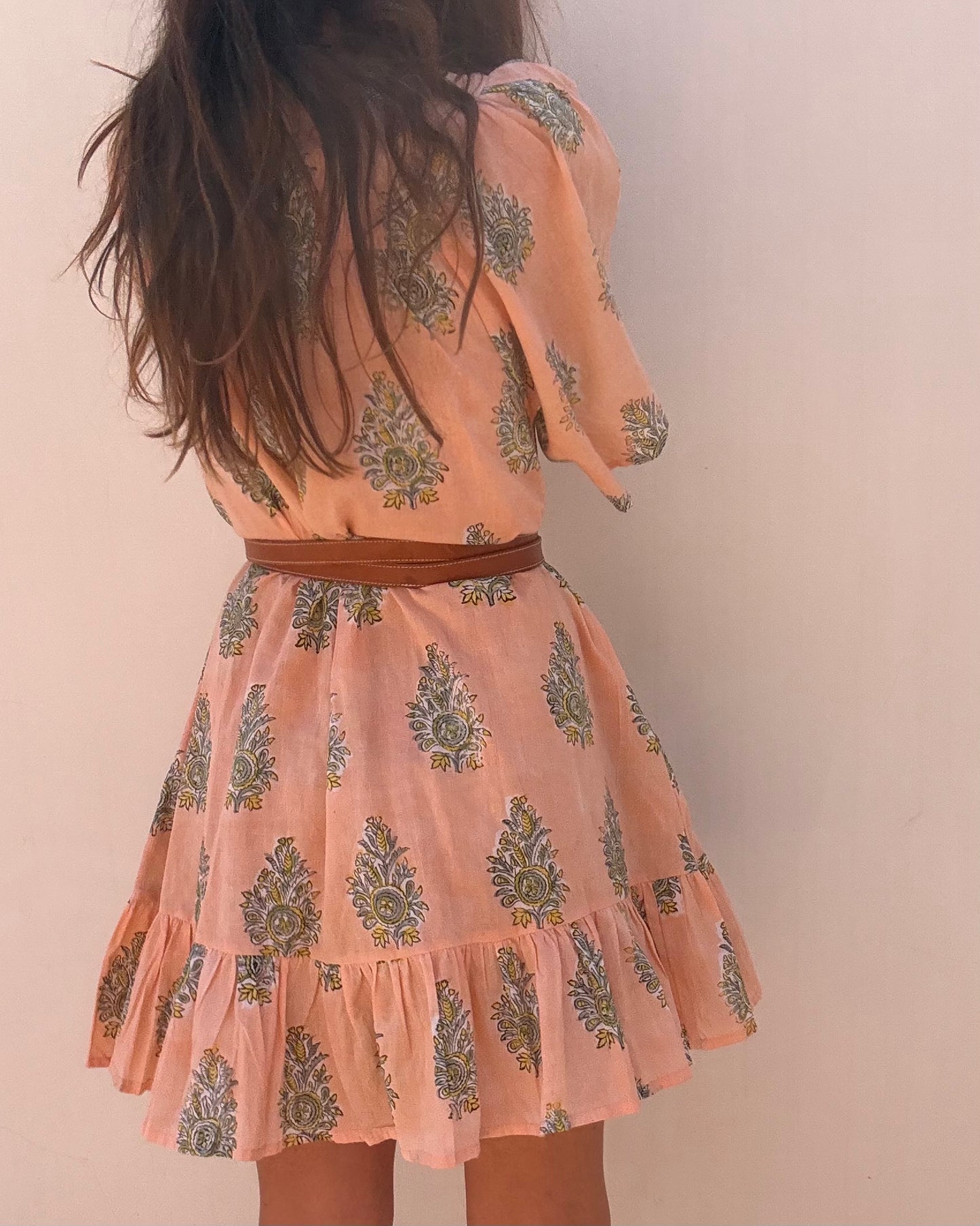 The mini dress - Pink floral