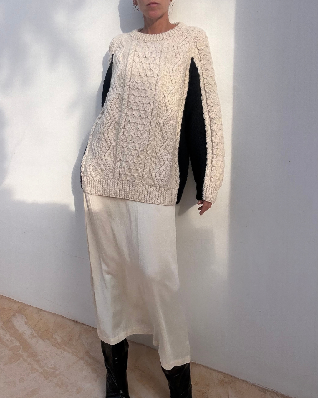 Merino Allsorts - cream/black COMING SOON