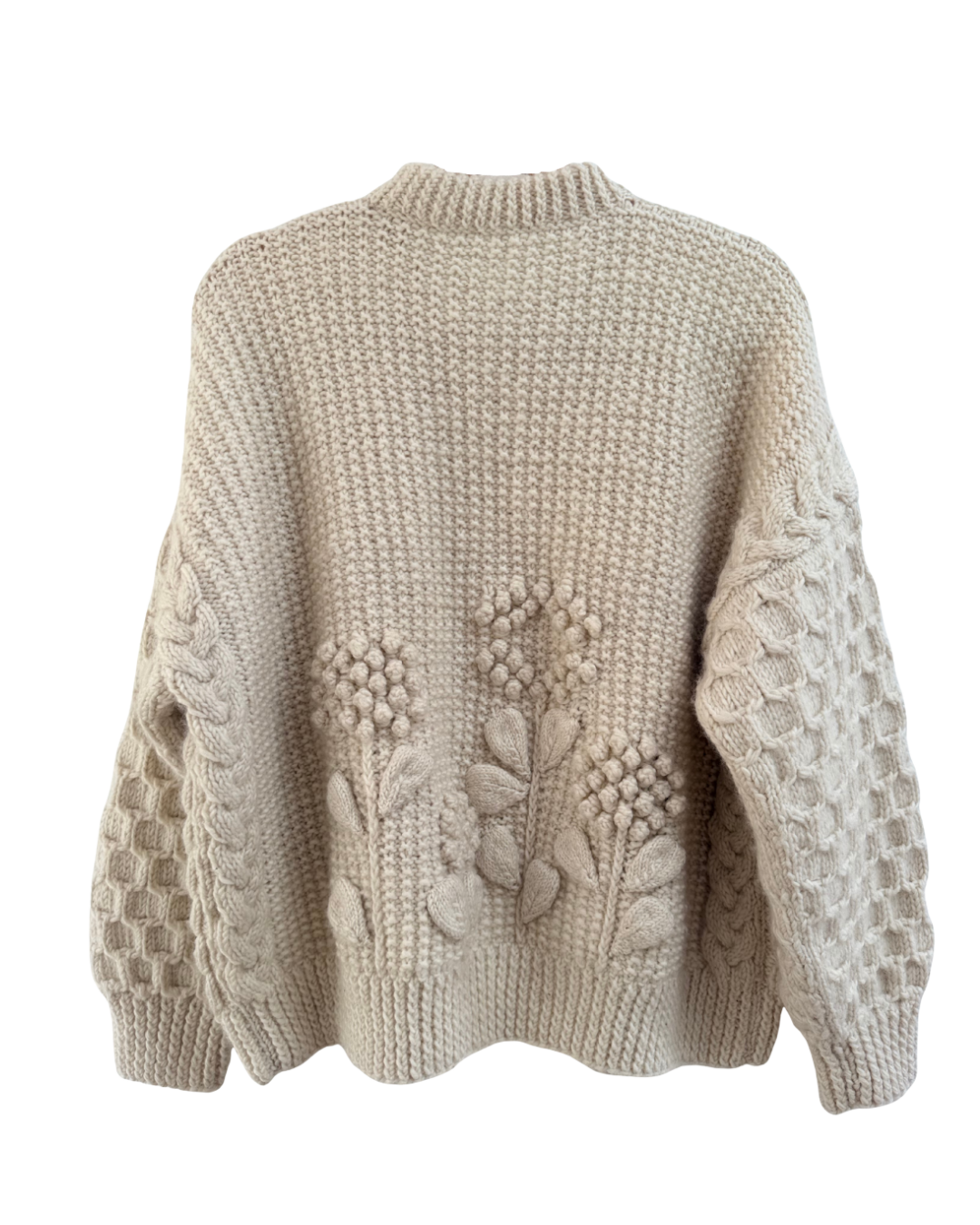 Merino Flowers cardigan KNIT-TO-ORDER. RELEASE 2 - COMING SOON