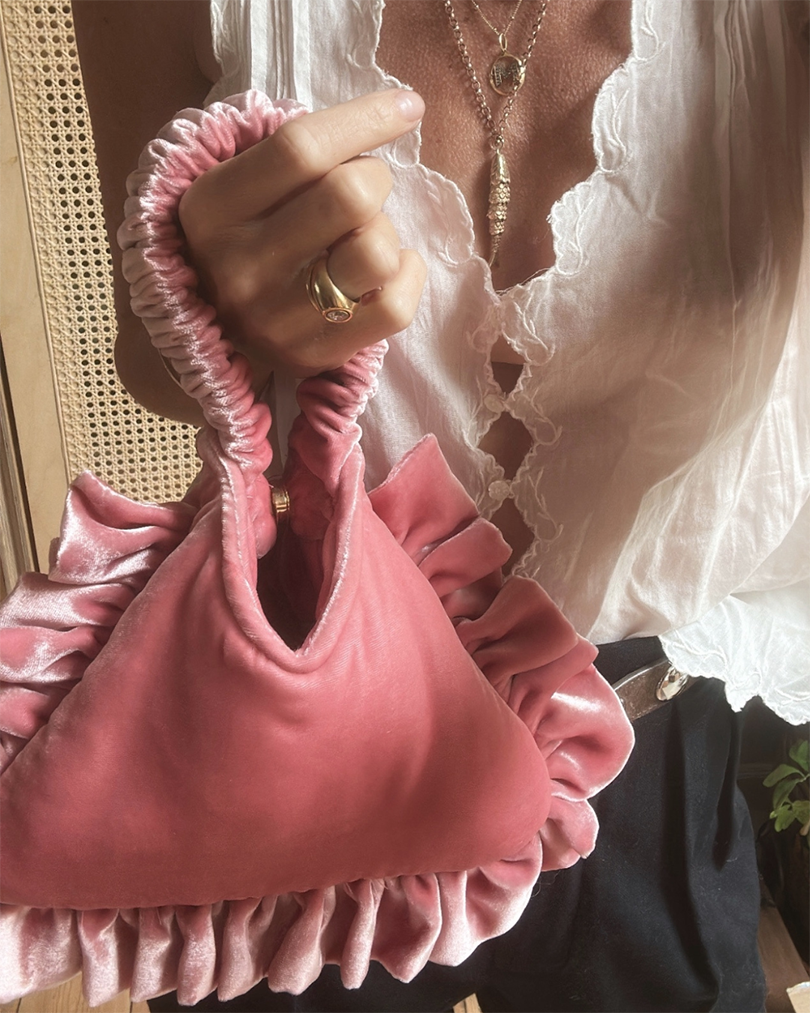 The Velvet Frill Rose