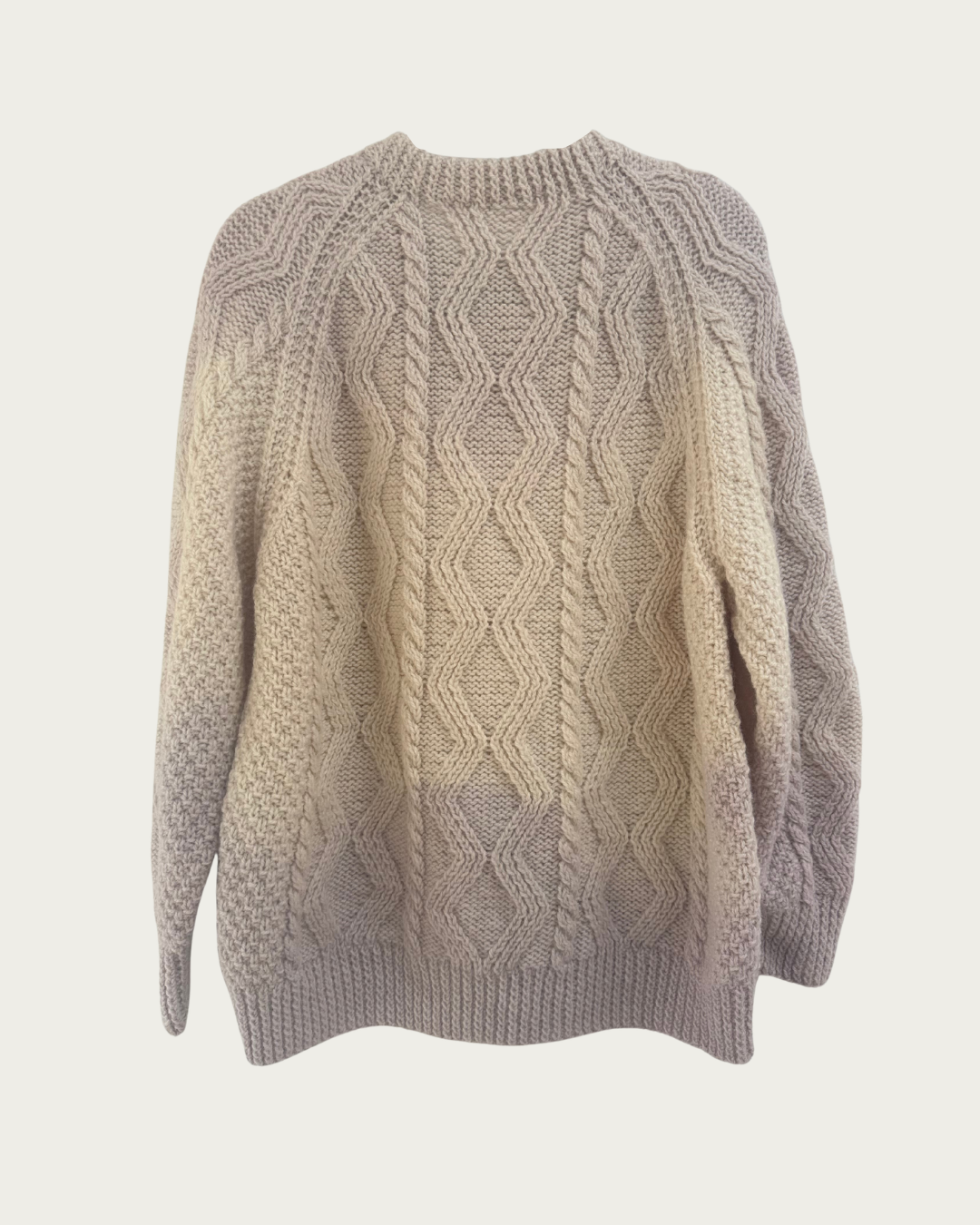 Hand Dyed Aran Bluebell