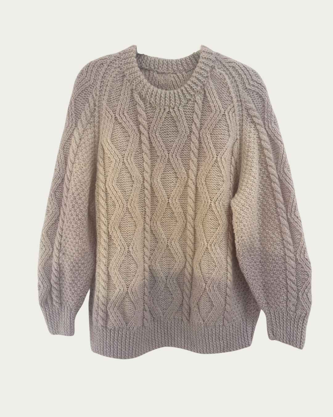 Hand Dyed Aran Bluebell