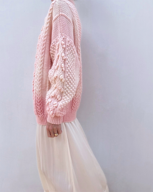 Hand Dyed Aran Pink