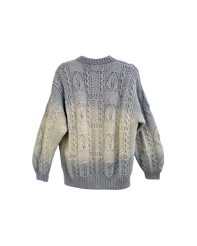 Hand Dyed Aran Blue