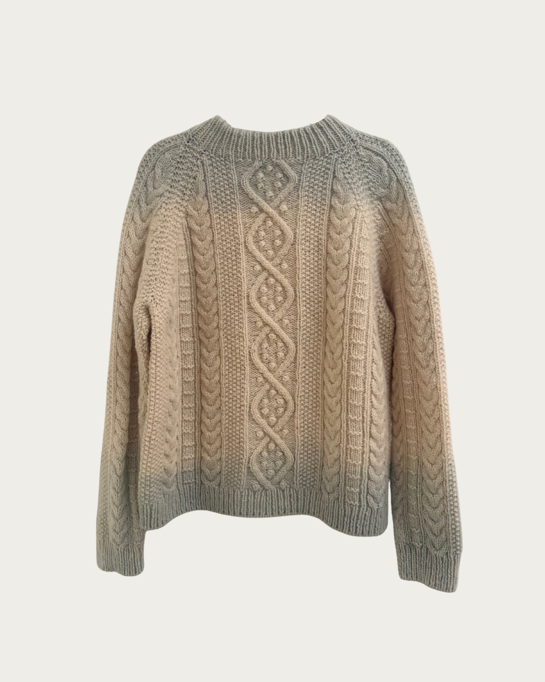 Hand Dyed Aran Pale Sage