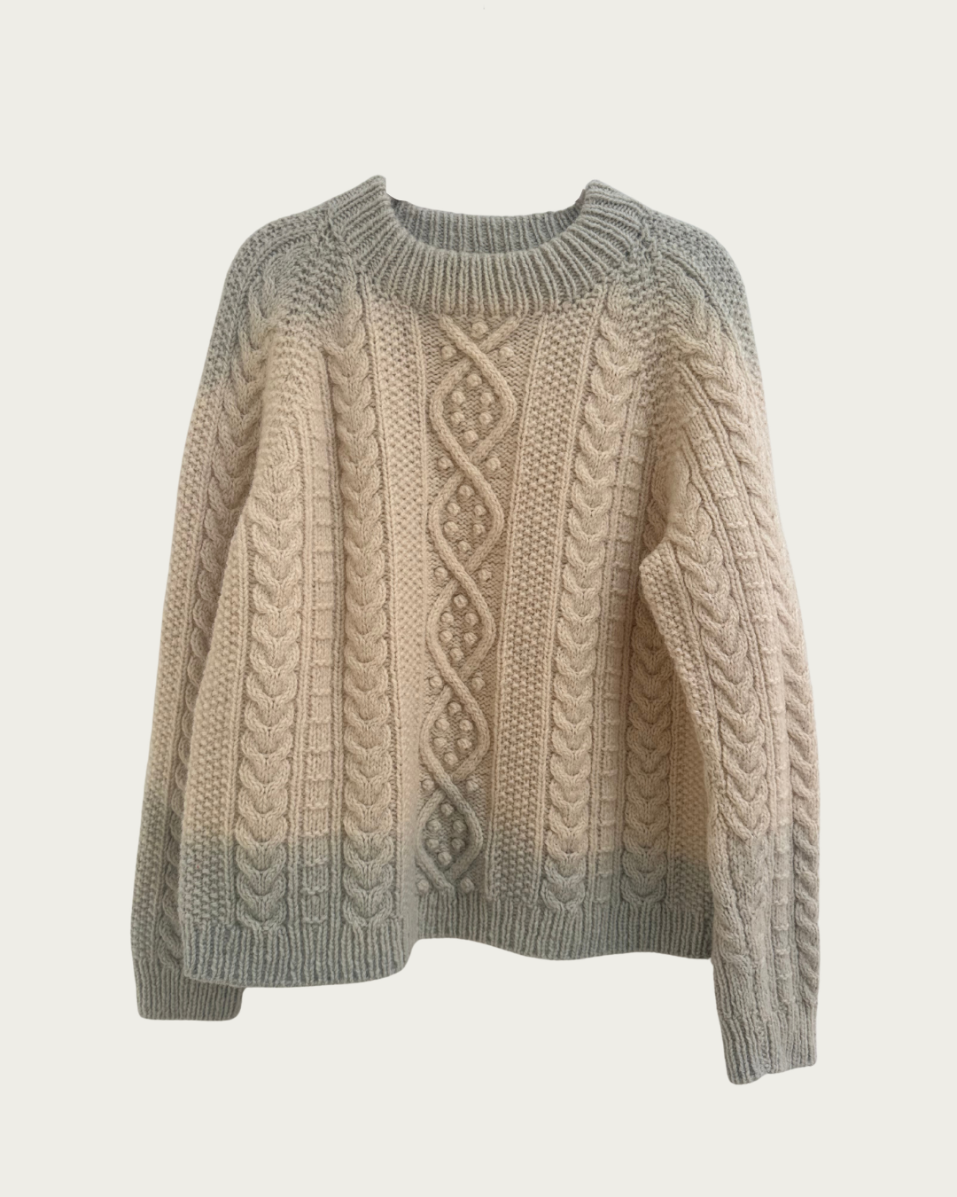 Hand Dyed Aran Pale Sage