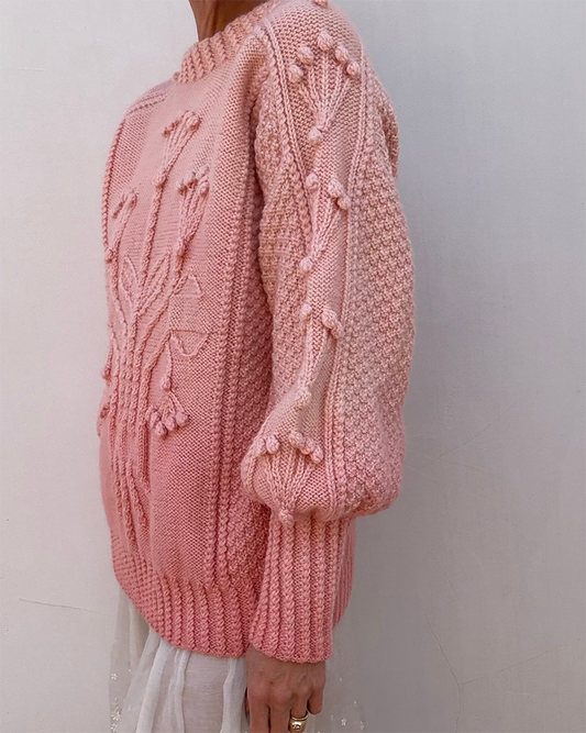 Hand Dyed Aran Pink