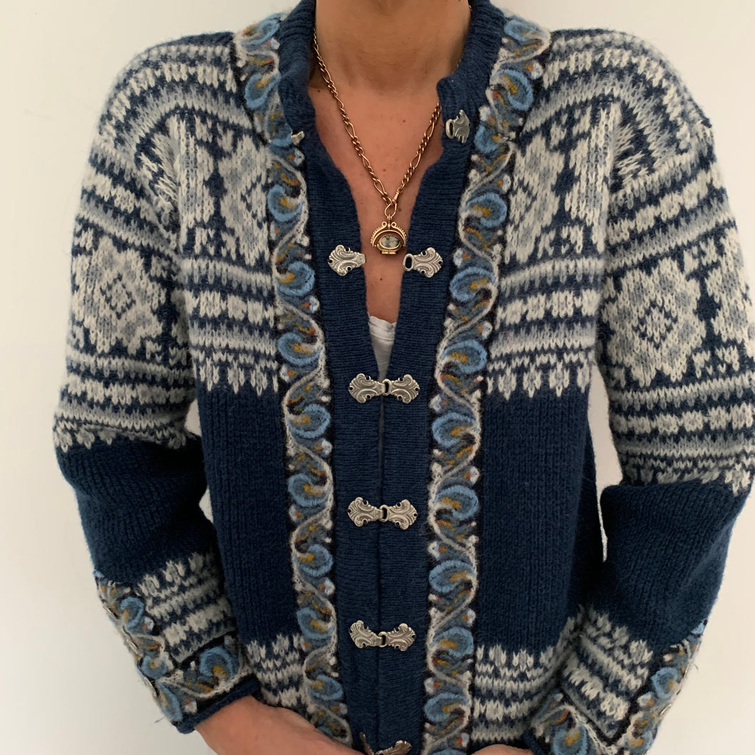 Vintage Nordic Cardigan