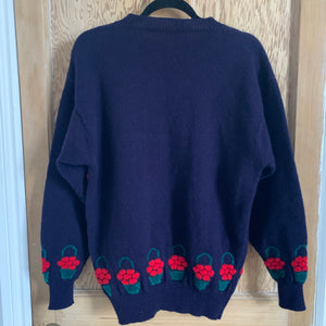 Vintage Cherry Basket Knit