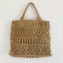 Vintage Macrame Shopper