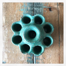 Pale Turquoise Ceramic Candle Holder