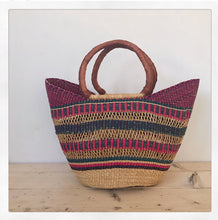 Multi-colour Grass Lace Shopper - Small