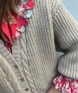 Vintage Rib Knit Cardigan