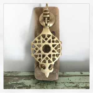 Handcrafted Solid Brass Door Knocker